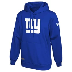 Men's New Era Royal New York Giants Combine Authentic Stadium Pullover Hoodie