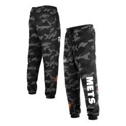 Men's New Era Black New York Mets Camo Jogger Pants