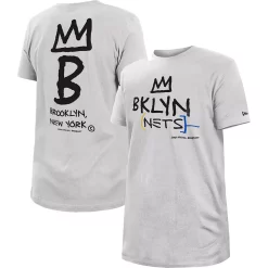 Men's New Era White Brooklyn Nets 2022/23 City Edition Big & Tall T-Shirt