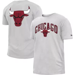 Men's New Era White Chicago Bulls 2022/23 City Edition Brushed Jersey T-Shirt