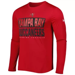 Men's New Era Red Tampa Bay Buccaneers Combine Authentic Offsides Long Sleeve T-Shirt -New Era Shop 6127449 ALT2