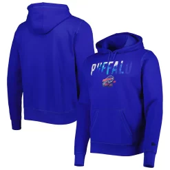 Men's New Era Royal Buffalo Bills Ink Dye Pullover Hoodie
