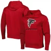 Men's New Era Red Atlanta Falcons Combine Authentic Split Defense Pullover Hoodie