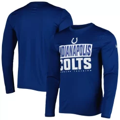 Men's New Era Royal Indianapolis Colts Combine Authentic Offsides Long Sleeve T-Shirt