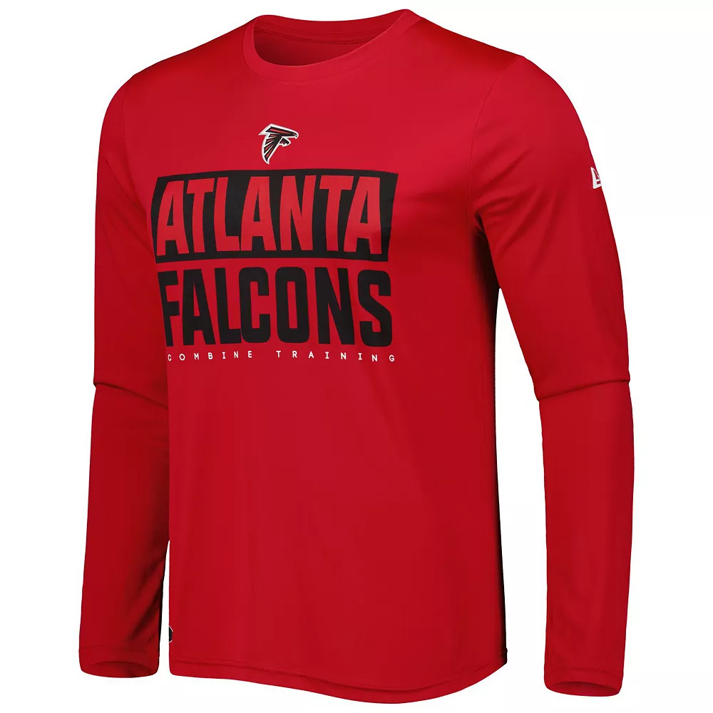 Men's New Era Red Atlanta Falcons Combine Authentic Offsides Long Sleeve T-Shirt 3 Men's New Era Red Atlanta Falcons Combine Authentic Offsides Long Sleeve T-Shirt - Image 3