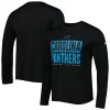 Men's New Era Black Carolina Panthers Combine Authentic Offsides Long Sleeve T-Shirt
