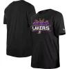 Men's New Era Black Los Angeles Lakers Localized T-Shirt