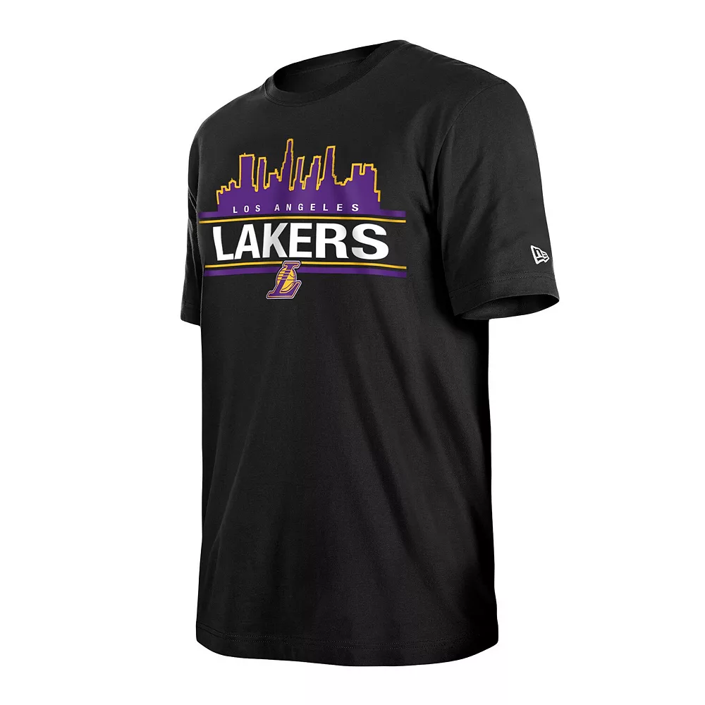 Men's New Era Black Los Angeles Lakers Localized T-Shirt 3 Men's New Era Black Los Angeles Lakers Localized T-Shirt - Image 3