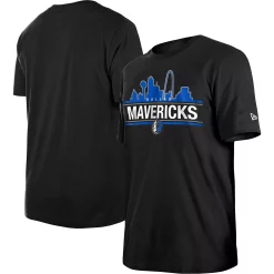 Men's New Era Black Dallas Mavericks Localized T-Shirt