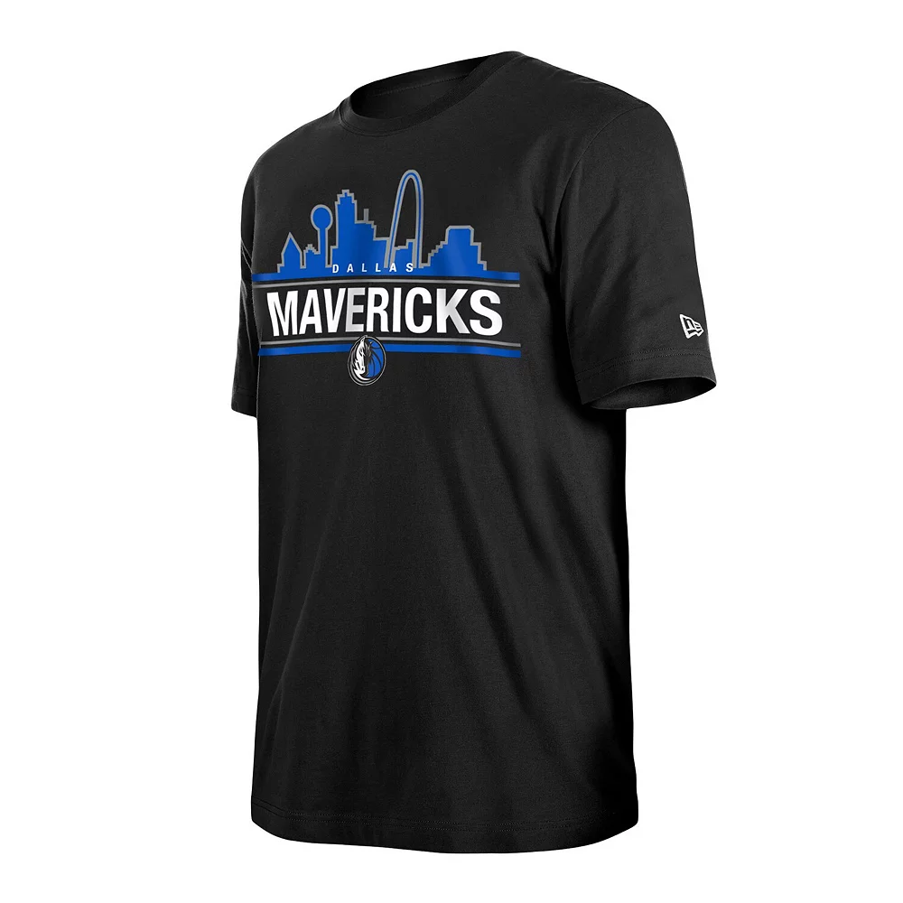 Men's New Era Black Dallas Mavericks Localized T-Shirt 3 Men's New Era Black Dallas Mavericks Localized T-Shirt - Image 3