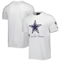 Men's New Era White Dallas Cowboys 5x Super Bowl Champions T-Shirt
