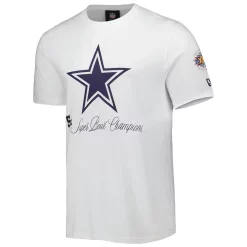 Men's New Era White Dallas Cowboys 5x Super Bowl Champions T-Shirt -New Era Shop 6186201 ALT2