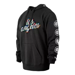 Men's New Era Black LA Clippers 2022/23 City Edition Big & Tall Pullover Hoodie -New Era Shop 6187453 ALT2
