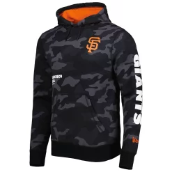 Men's New Era Black San Francisco Giants Camo Pullover Hoodie 5 Men's New Era Black San Francisco Giants Camo Pullover Hoodie -New Era Shop 6210215 ALT2