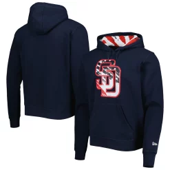 Men's New Era Navy San Diego Padres 4th of July Stars & Stripes Pullover Hoodie